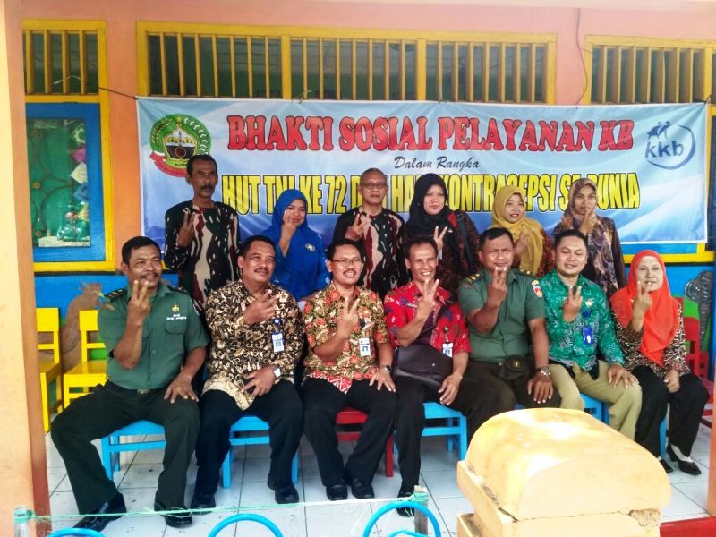 Pelaksanaan KB Kes Oleh Koramil 11/Jati, Untuk Mewujudkan Keluarga Sejahtera